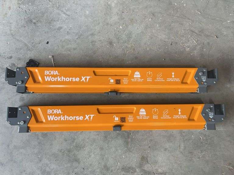 (2) BORA Workhorse XT Adjustable Height Sawhorse image