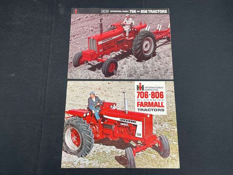 (2) IH 756/856 + 706/806 Tractor Sales Literature image