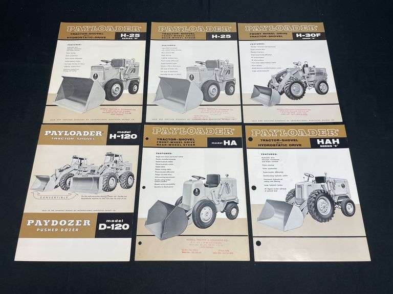 (6) IH Pay Loader Sales Literature image