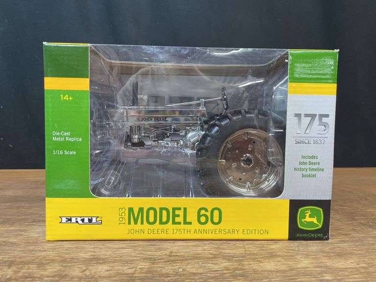 1/16 John Deere 60 175th Anniversary Chrome NIB Ertl image