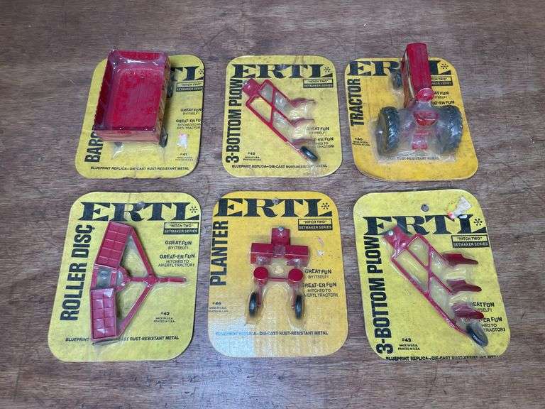 (6) 1/32 IH Tractor + Implements NIB Ertl image