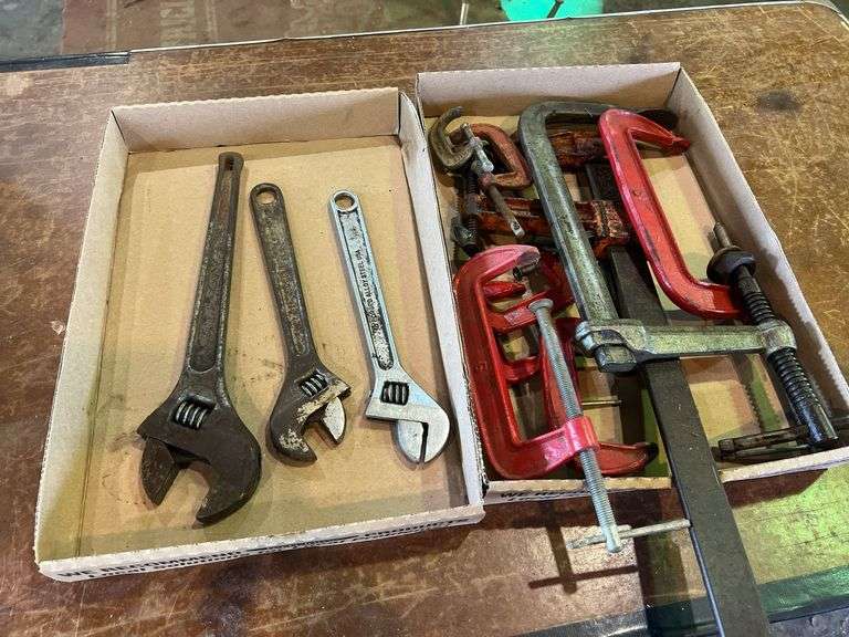 Crescent Wrenches and C-Clamps