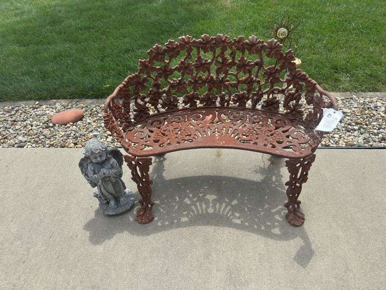 Antique Garden Bench image