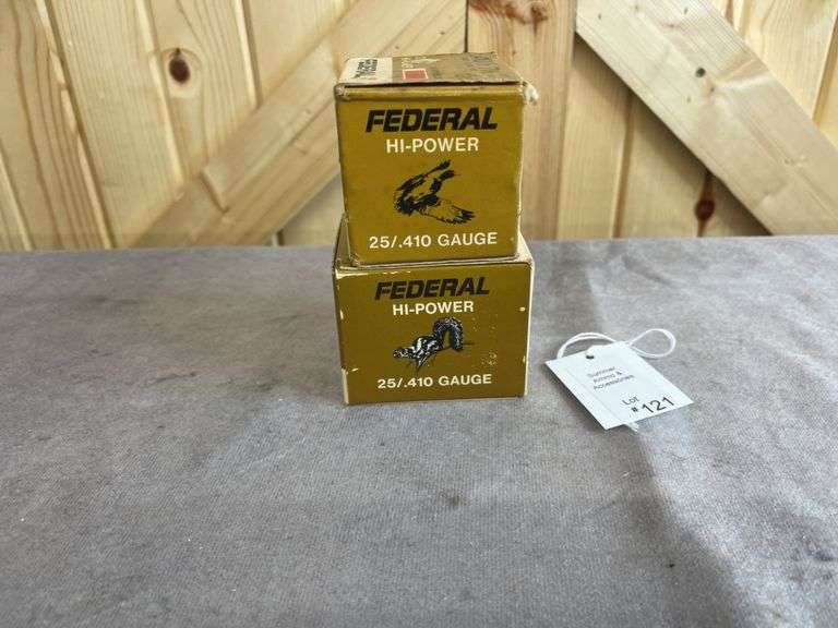 2 Boxes Federal No. 4 .410 Gauge