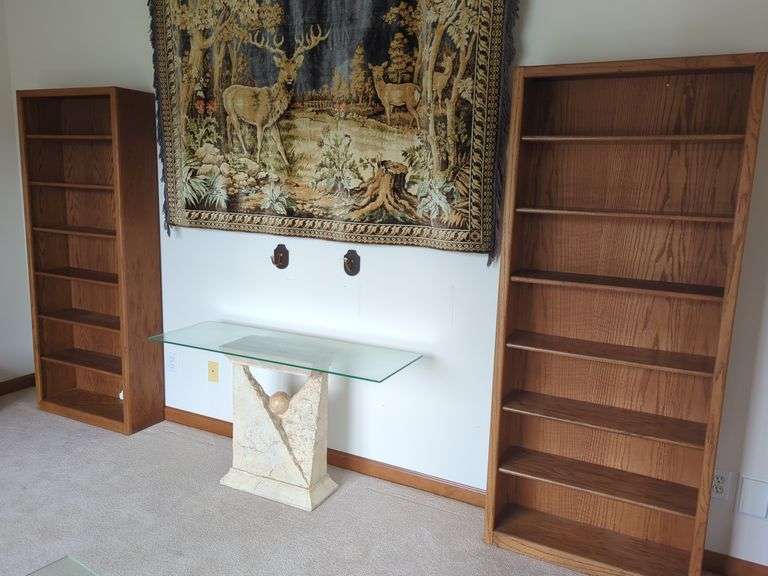 (2) Bookcases - 72" x 30" x 10" image
