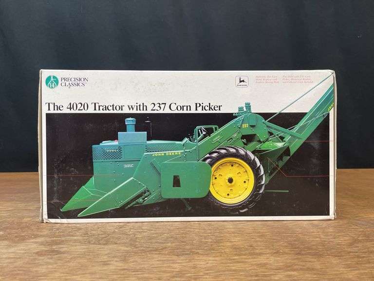 1/16 John Deere 4020 w/Picker Precision NIB Ertl image