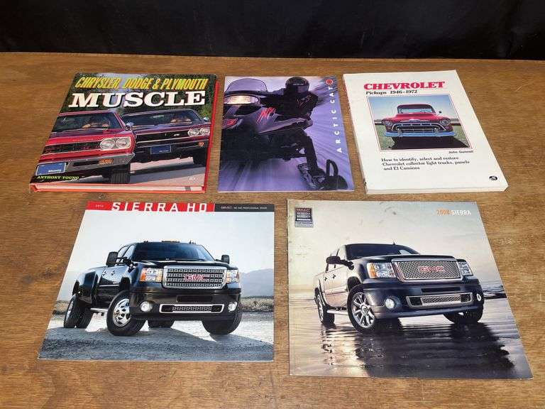 (5) Automotive + Snowmobile Literature + Book image