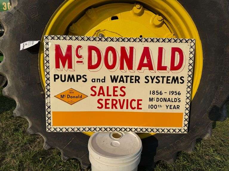 McDonald Water Systems Sign image