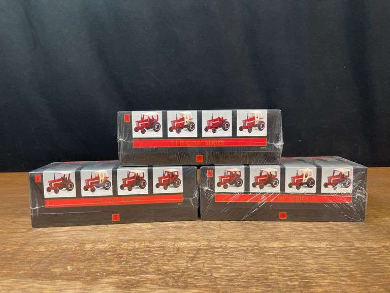 (3) 1/64 IH 66 Series Tractor Sets NIB Ertl image