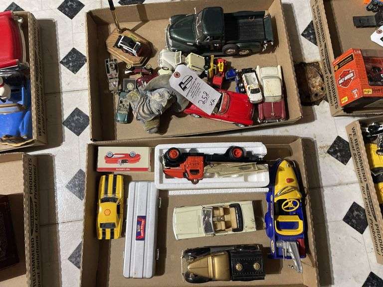 Flats of Scale Model Cars