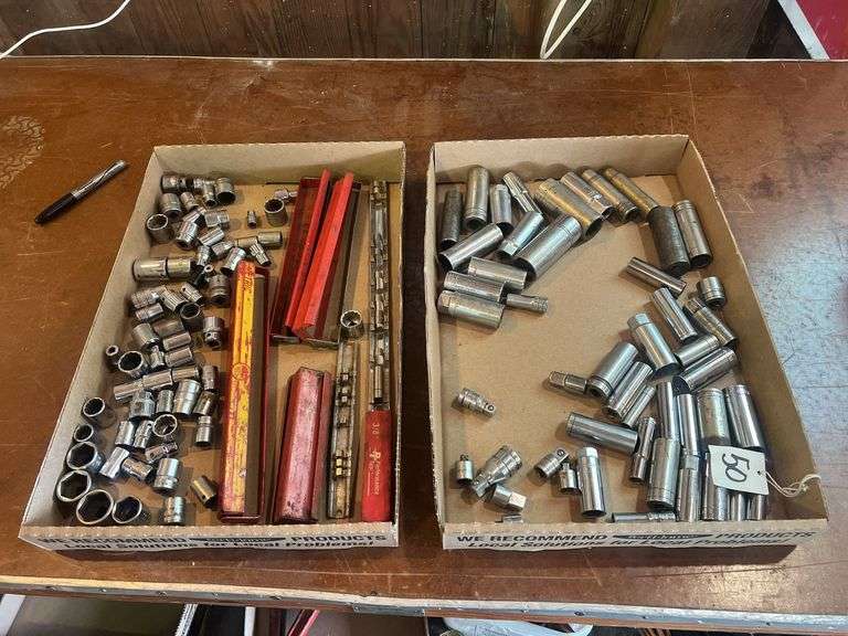(2) Flats of Assorted Sockets
