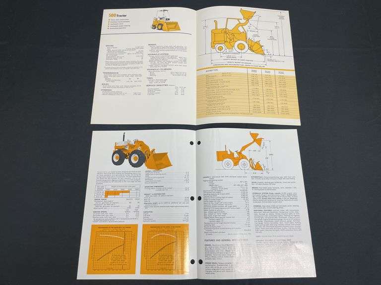 (6) IH Pay Loader Sales Literature