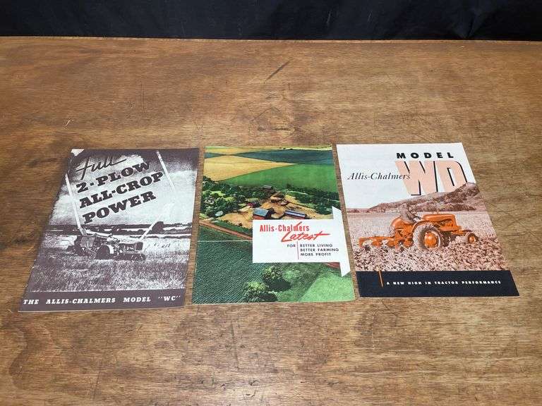(3) Allis Chalmers Sales Literature