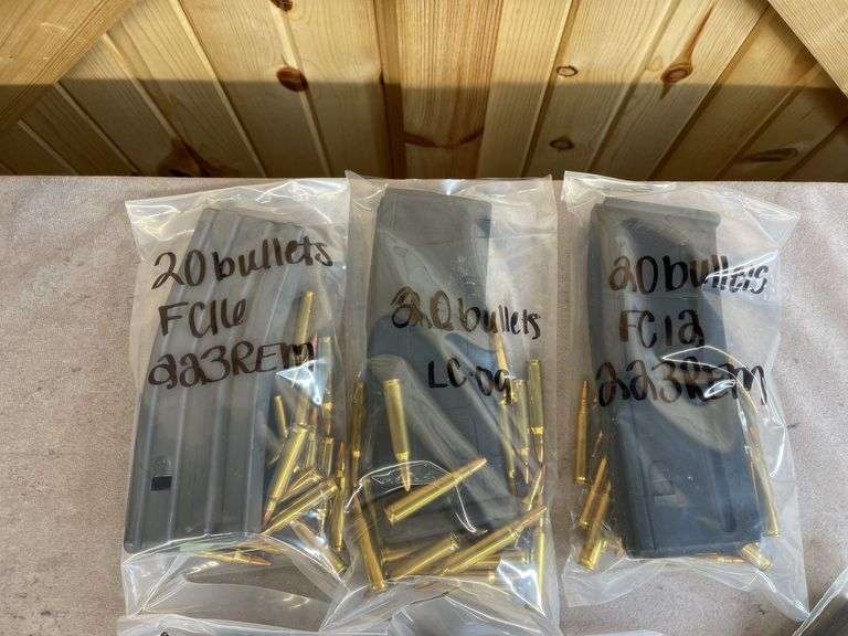 6 Packages of .223/5.56 Magazines & Ammo