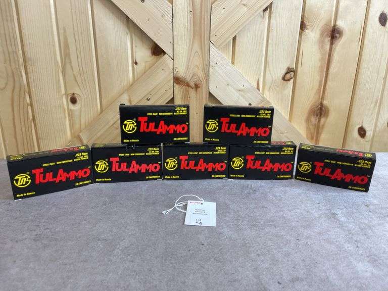 7 Boxes Tul Ammo 62 Gr. HP and FMJ .223 Rem image