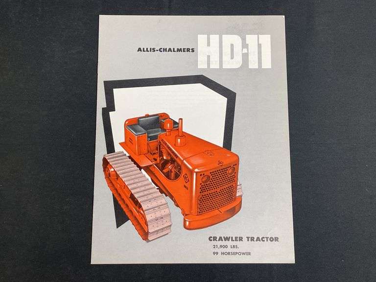1960 Allis Chalmers HD-11 Crawler Sales Literature image