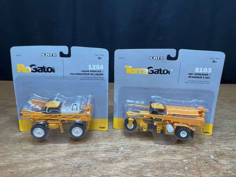 (2) 1/64 RoGator + TerraGator NIB Ertl image