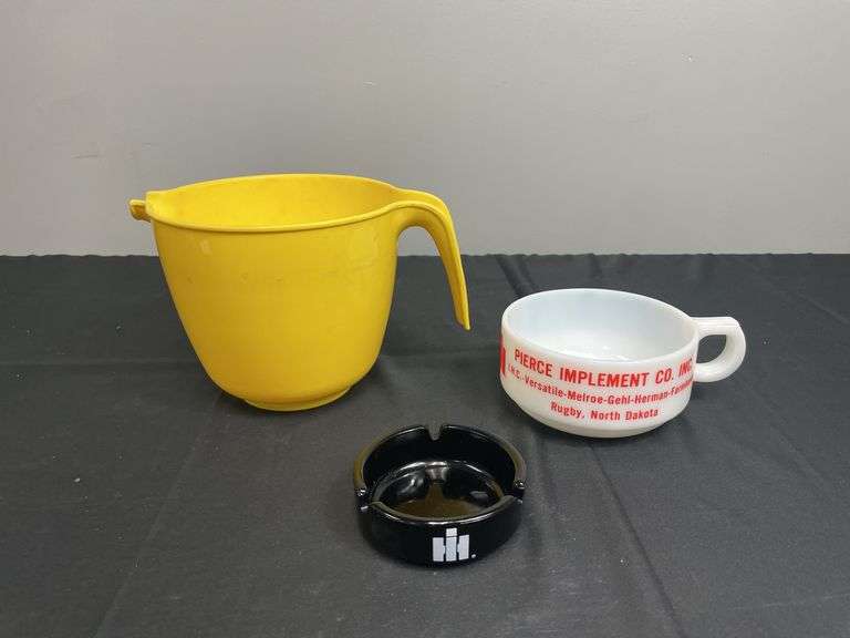 (3) IH Ashtray, Mug, Pitcher image