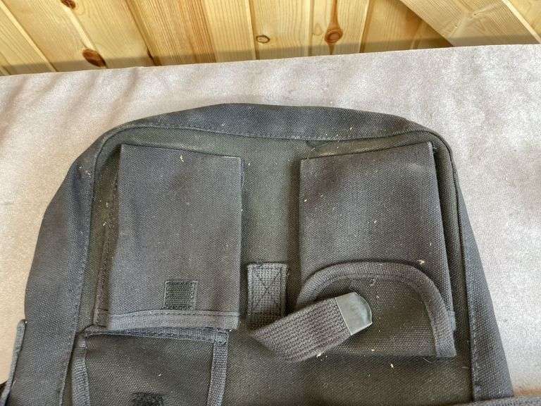 Canvas Field Bag & Misc. Leather Holsters, Etc.