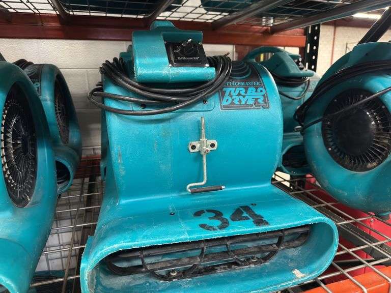 (2) Service Master Turbo Dryers image