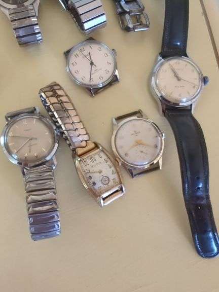 Men's Watches Lot - Bulova/Helbros/Timex