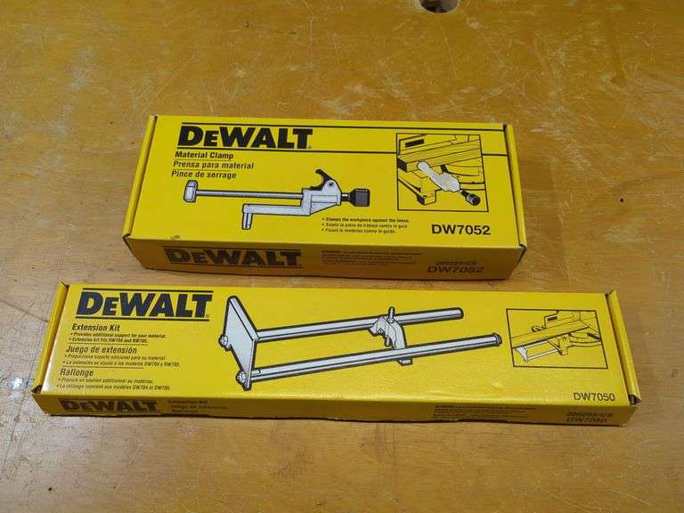 DeWalt Extension Kit and Material Clamp image