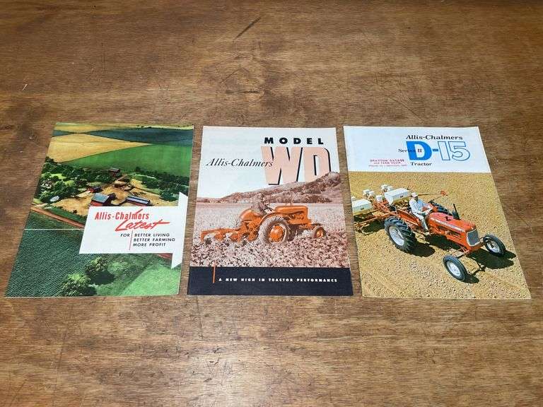 (3) Allis Chalmers Sales Literature