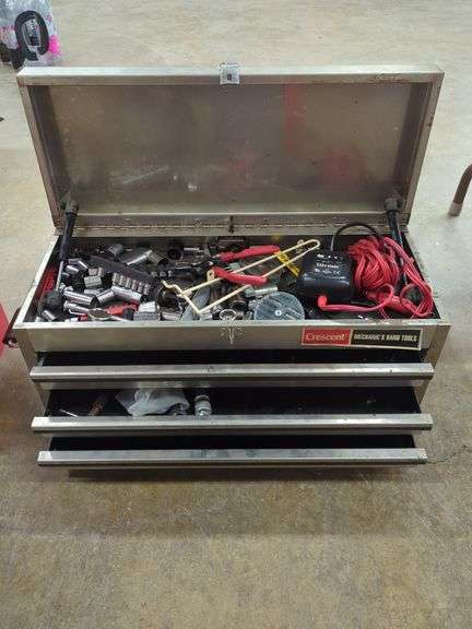 Crescent Mechanics Hand Tools Tool Box with Contents image