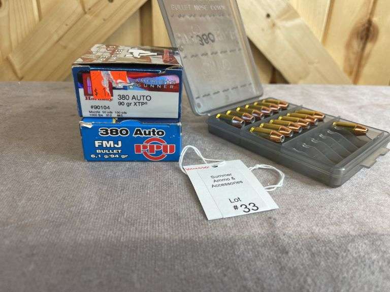 3 Boxes Hornady, PPU & Misc. 90 & 96 Gr. 380 ACP