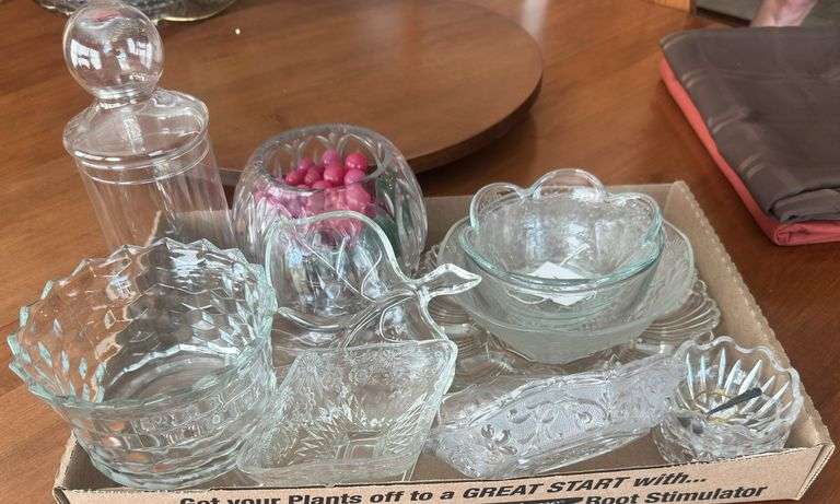 Vintage Clear Glassware