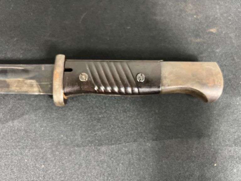 43asw German M1884/98 3rd Version Bayonet w/Steel Scabbard