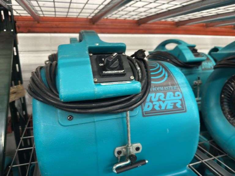 (2) Service Master Turbo Dryers