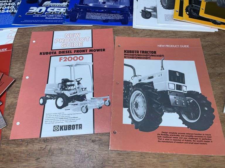 Kubota Sales Literature