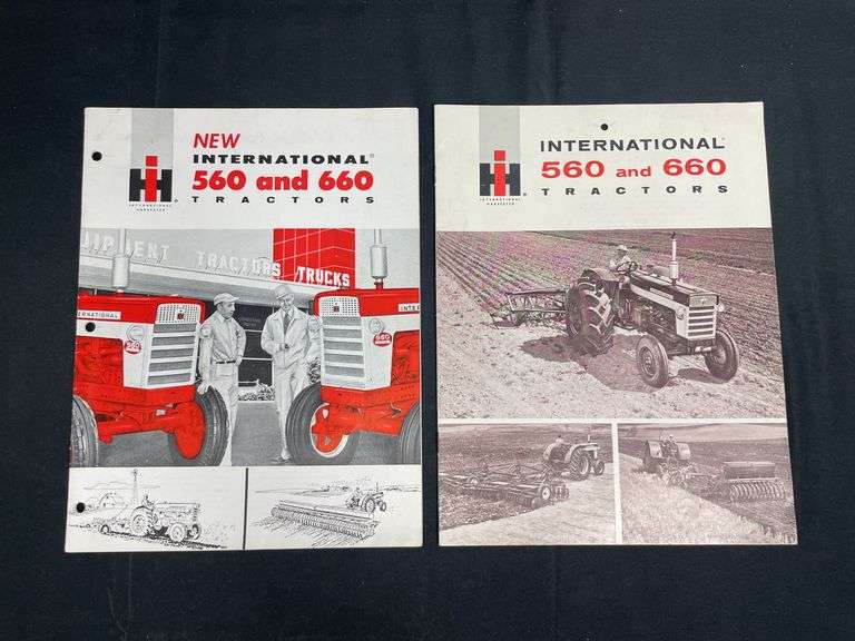 (2) IH 560 + 660 Tractor Sales Literature image