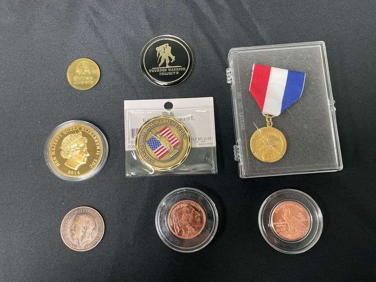 Mixed Coinage and Medal Lot