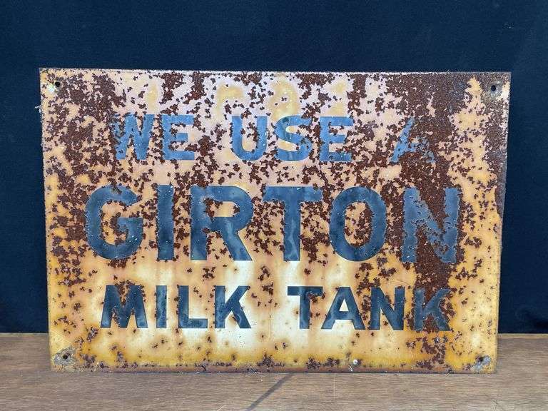 Girton Milk Tank SST Sign image