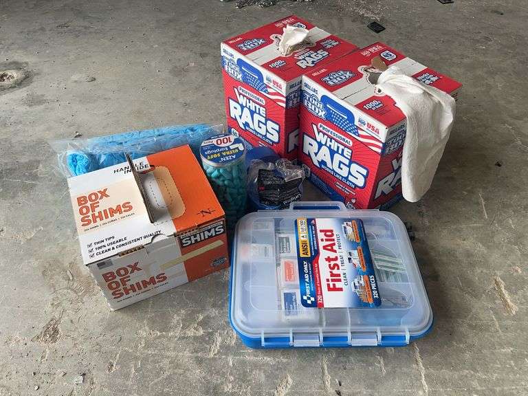 Cleaning Supplies & First Aid Kit image