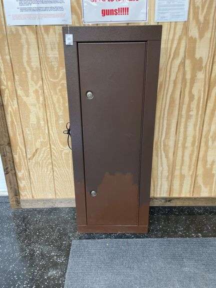 Steel Gun Safe with Shelves, Side Compartments; Hold 6 Guns image