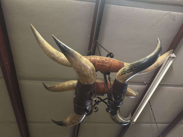 Steer Horn Chandelier image