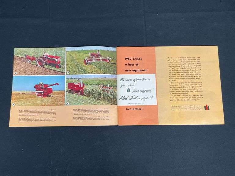 1962 IH Farm Equipment Catalog