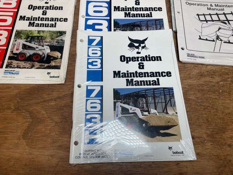 (12) Bobcat Manuals