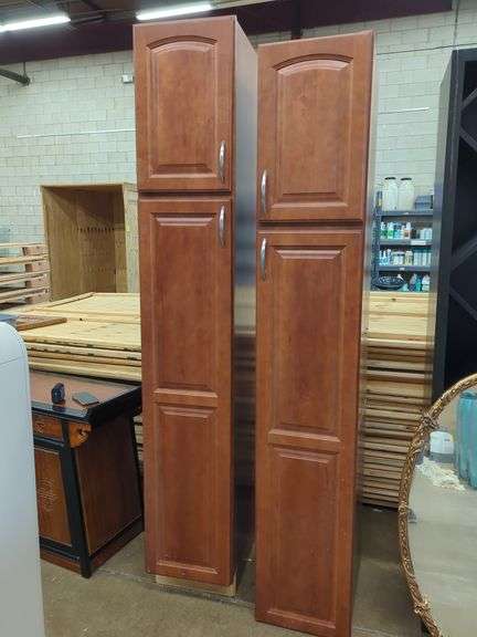 (2) Cabinets - 85" x 15" x 22"