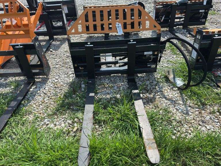 Hydraulic Skid Steer Fork Attachment image
