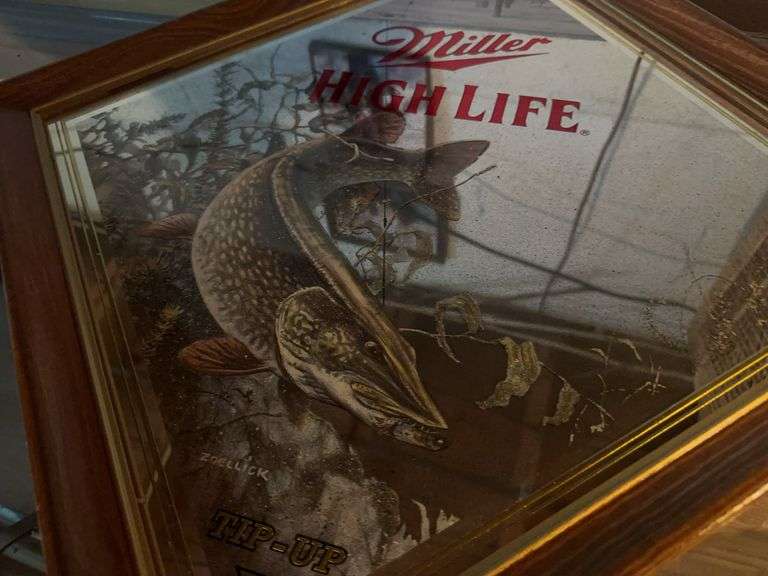 Miller High Life Fish Beer mirror