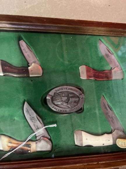 Knives in box case