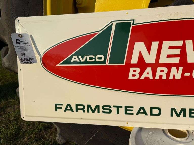 NOS New Idea Barn-O-Matic sign
