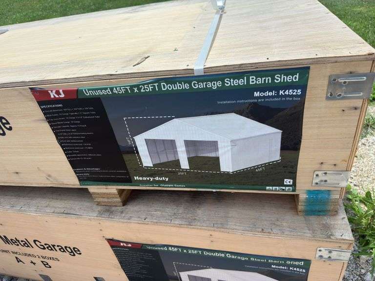 45 X 25FT Metal Garage image