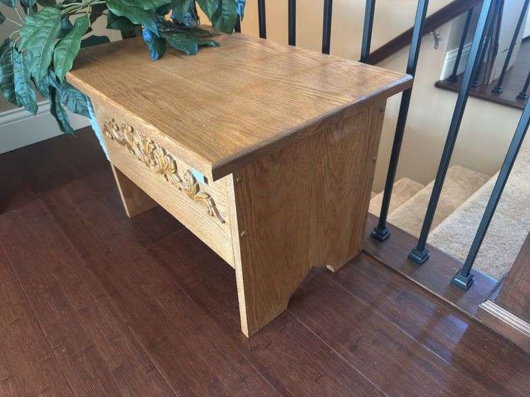 Small Decorative Wooden Bench