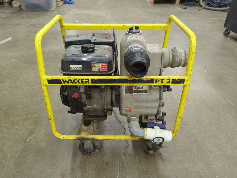 Wacker PT 3 Water Pump - Honda GX240 - 8 HP