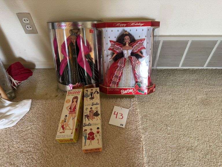 Vintage Collector Barbie Lot - The Boxed Holiday Barbies are Errors